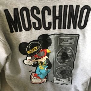 Moschino and H&M sweatshirt
